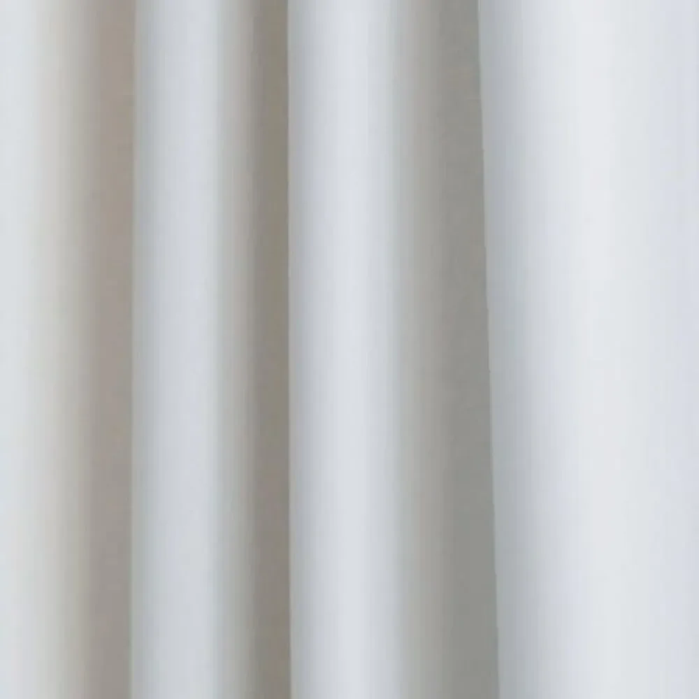 Curtainworks Kendall White Grommet 52x84 Curtain Panels Light Filtering  - Set o